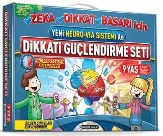 Dikkati Güçlendirme Seti 9 Yaş – Osman Abalı – Adeda Yayınları kitap kapağı