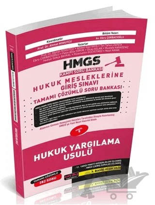 HMGS Kampı Hukuk Yargılama Usulü Soru Bankası – Ebru Çorbacıoğlu – Savaş Yayınevi kitap kapağı
