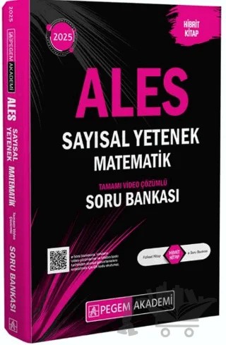 ALES Matematik Sayısal Mantık Tamamı Video Çözümlü Soru Bankası – Kolektif – Pegem Akademi Yayıncılık kitap kapağı