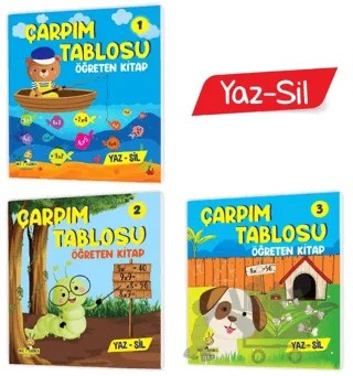 Mucit Karınca Çarpım Tablosu Öğreten Kitap Serisi (YAZ-SİL) – Kolektif – Yükselen Zeka Yayınları kitap kapağı