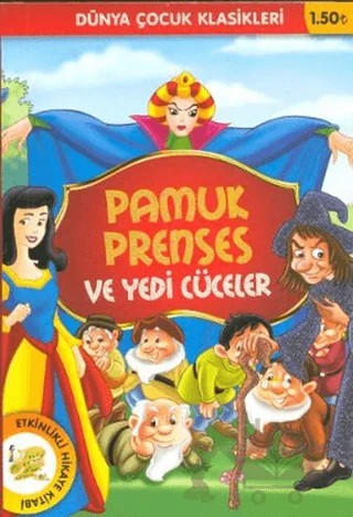 Pamuk Prenses ve Yedi Cüceler – Grimm Kardeşler – Çocuk Gezegeni kitap kapağı