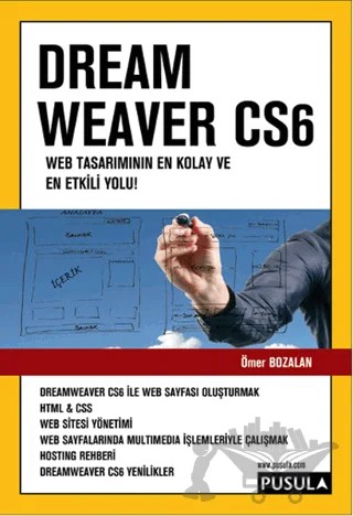 Dreamweaver CS6 – Ömer Bozalan – Pusula Yayıncılık kitap kapağı