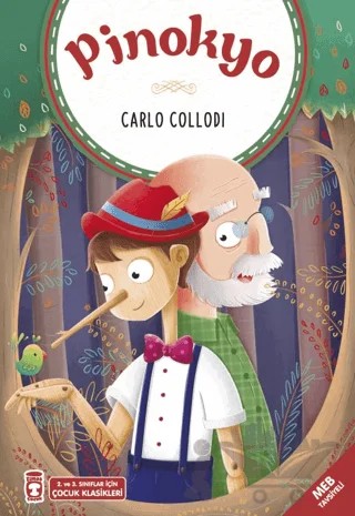 Pinokyo – Carlo Collodi – Timaş Çocuk kitap kapağı
