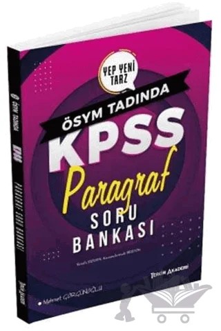Tercih Akademi KPSS Paragraf Soru Bankası 2022 – Mehmet Görgünoğlu – Tercih Akademi Yayınları kitap kapağı