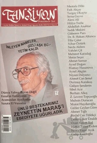 Tansiyon Aylık Kültür Sanat ve Aktüel Dergisi Sayı: 4 Ağustos- Eylül 2022 – Dilkitap Yayınları kitap kapağı