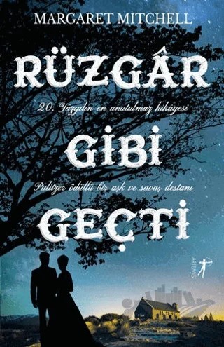 Rüzgar Gibi Geçti – Margaret Mitchell – Artemis Yayınları kitap kapağı