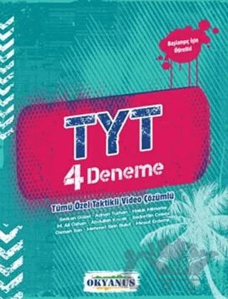 TYT 4'lü Deneme – Kolektif – Okyanus Yayınları kitap kapağı