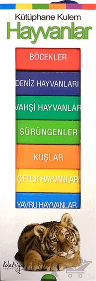 Kütüphane Kulem : Hayvanlar 8 Küçük Kitap – Kolektif – Koleksiyon Yayıncılık kitap kapağı