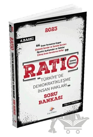 Ratio Legis İnsan Hakları ve Demokratikleşme Çözümlü Soru Bankası – Oğuz S. Tarhan – Dizgi Kitap kitap kapağı
