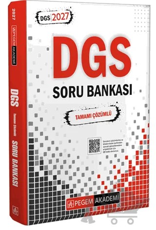 2027 DGS Tamamı Çözümlü Soru Bankası – Kolektif – Pegem Akademi Yayıncılık kitap kapağı