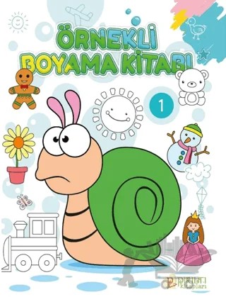 Örnekli Boyama Kitabı - 1 – Kollektif – Pırıltı Kitapları - Erkam kitap kapağı