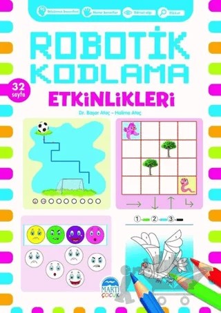 Robotik Kodlama Etkinlikleri 14 – Başar Ataç, Halime Ataç – Martı Çocuk Yayınları kitap kapağı