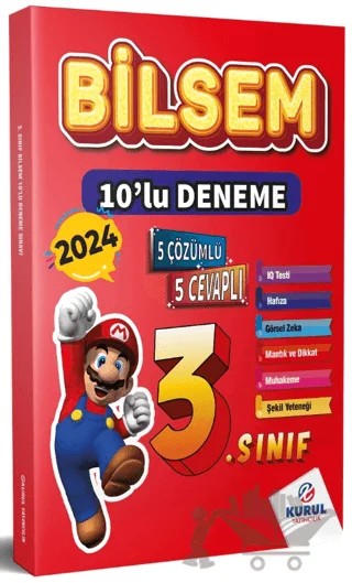 3. Sınıf Bilsem 10’lu Deneme Seti – Kolektif – Kurul Yayıncılık kitap kapağı