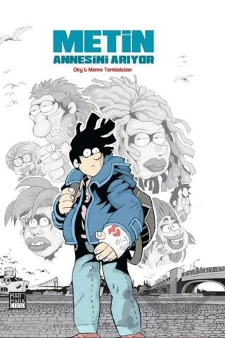 Metin Annesini Arıyor HC – Oky, Memo Tembelçizer – Marmara Çizgi kitap kapağı