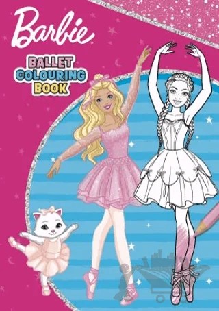 Barbie Ballet Colouring Book – Kolektif – Alligator Books kitap kapağı