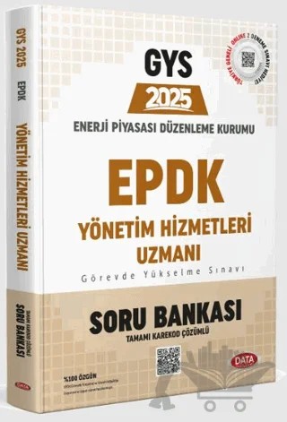 Enerji Piyasası Düzenleme Kurulu EPDK (Yönetim Hizmetleri Uzmanı) GYS Soru Bankası Karekod – Kolektif – Data Yayınları kitap kapağı
