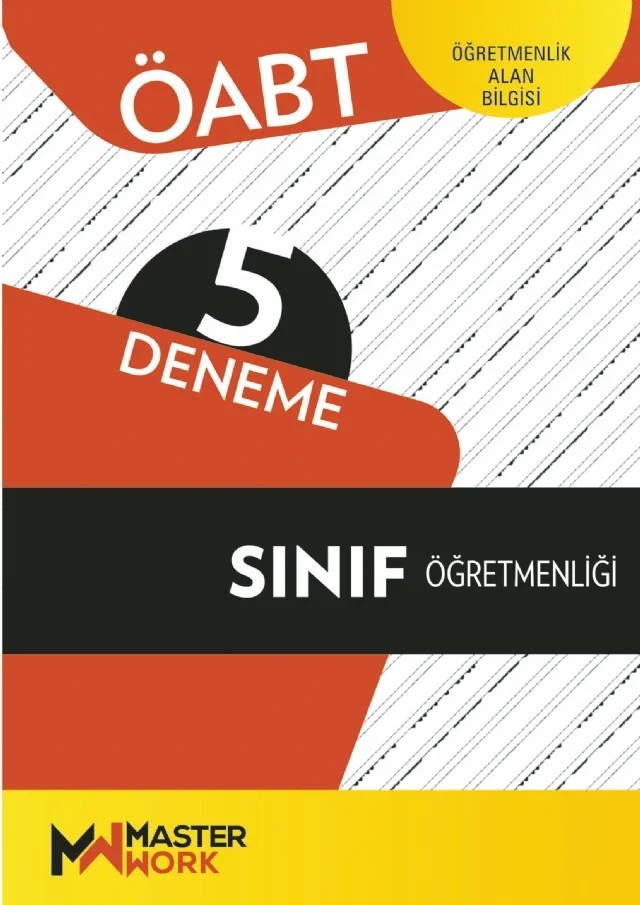 ÖABT - SINIF ÖĞRETMENLİĞİ - 5 Deneme – Komisyon – MasterWork kitap kapağı