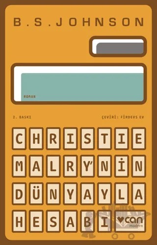 Christie Malry'nin Dünyayla Hesabı – B. S. Johnson – Can Yayınları kitap kapağı