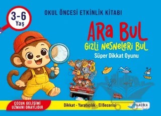 Ara Bul – Gizli Nesneleri Bul – Nevbahar Erçoklu – Harika Çocuk Yayınları kitap kapağı
