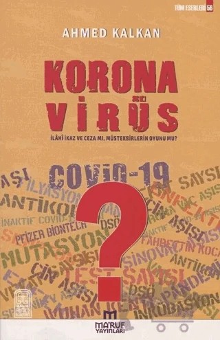 Korana Virüs – Ahmed Kalkan – Ma'ruf Yayınları kitap kapağı