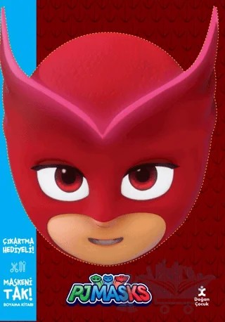 Maskeni Tak - Pjmasks Baykuş Kız Boyama Kitabı – Kolektif – Doğan Çocuk kitap kapağı