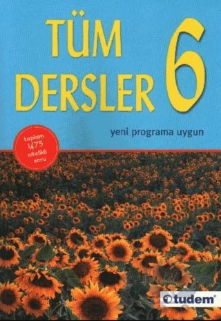 6. Sınıf Tüm Dersler (Yeni Programa Uygun) – Kolektif – Tudem Yayınları kitap kapağı