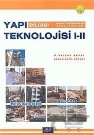 Yapı Teknolojisi 1 - 2 – Abdurrahim Yüksel – Aktif Yayınevi kitap kapağı