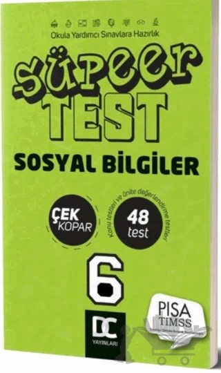 6. Sınıf Sosyal Bilgiler Süper Test Çek Kopar – Kolektif – ​Doğru Cevap Yayınları kitap kapağı