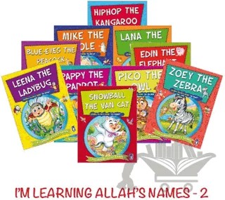I'm Learning Allah's Name 2 (10 Box is of Book) – Nur Kutlu – Timaş Publishing kitap kapağı