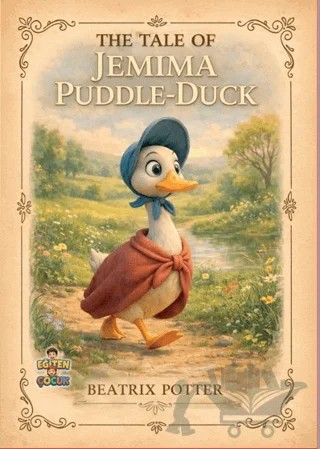 The Tale of Jemima Puddle - Duck – Beatrix Potter – Eğiten Kitap kitap kapağı