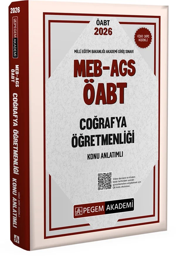 2026 MEB AGS ÖABT Coğrafya Öğretmenliği Konu Anlatımlı – Değerli Okuyucularımız – Pegem Akademi Yayıncılık kitap kapağı