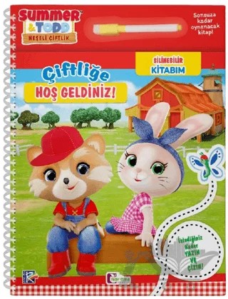 Çiftliğe Hoş Geldiniz ( Silinebilir Kitabım) – Kolektif – Mor Elma Yayıncılık kitap kapağı