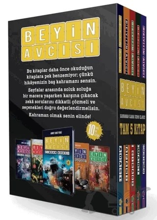 Beyin Avcısı (5 Kitap Takım Kutulu) – Ahmet Baki Yerli – Acayip Kitaplar kitap kapağı