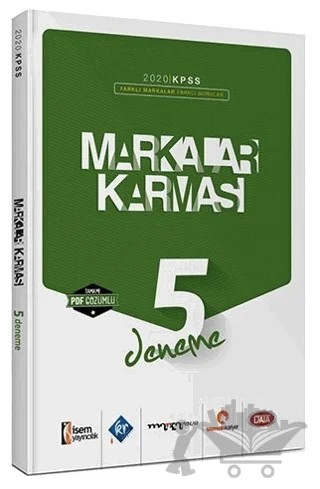 KPSS Markalar Karması Lisans 5 Deneme PDF Çözümlü – Kolektif – Marka Yayınları kitap kapağı