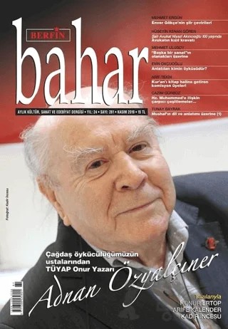 Berfin Bahar Aylık Kültür Sanat ve Edebiyat Dergisi Sayı: 261 Kasım 2019 – Berfin Bahar Dergisi kitap kapağı