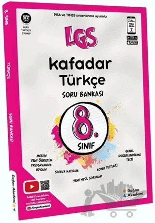 8. Sınıf LGS Kafadar Türkçe Soru Bankası – Kolektif – Doğan Akademi kitap kapağı