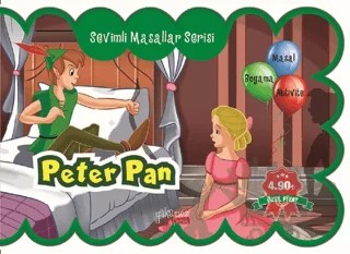 Peter Pan - Sevimli Masallar Serisi – Mehmet Tekneci – Yakamoz Yayınevi kitap kapağı