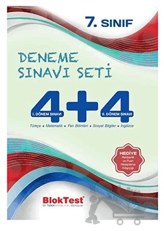 7. Sınıf Deneme Sınavı Seti – Kolektif – BlokTest Yayınları kitap kapağı