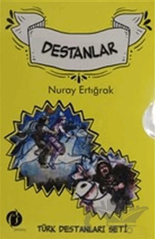 Türk Destanları Seti (5 Kitap Takım) – Nuray Ertığrak – Herdem Kitap kitap kapağı