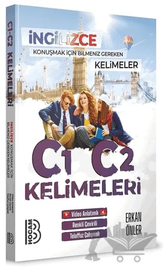 İngilizce Konuşturan C1 C2 Kelimeleri – Erkan Önler – Erkan Önler kitap kapağı