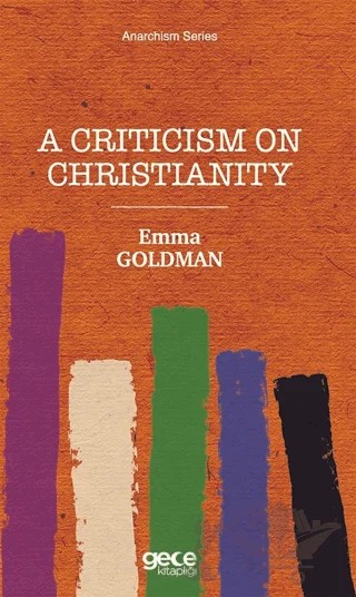 A Criticism On Christianity – Emma Goldman – Gece Kitaplığı kitap kapağı