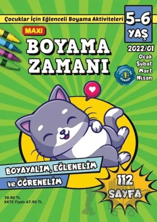Maxi Boyama Zamanı 2 – Kolektif – Maxi Yayıncılık kitap kapağı