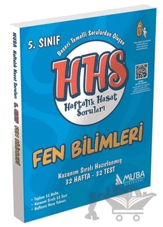 5.Sınıf Fen Bilimleri Haftalık Hasat Soruları (HHS) – Kollektif – Muba Yayınları kitap kapağı