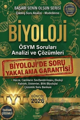 2026 Biyoloji ÖSYM Soruları Analizi ve Çözümleri – Kolektif – Güneş Kitabevleri Yayınları kitap kapağı