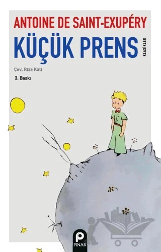 Küçük Prens – Antoine de Saint-Exupery – Pınar Yayınları kitap kapağı