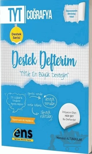 TYT Coğrafya Destek Defterim – Memduh Altunbulak – ENS Yayınları kitap kapağı