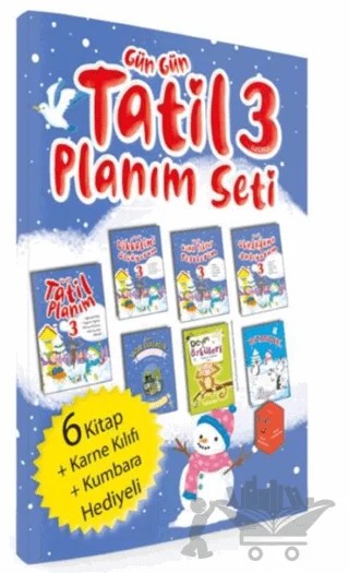 3. Sınıf Gün Gün Tatil Planım Seti – Abdullah Çoşkun – Damla Yayınevi kitap kapağı