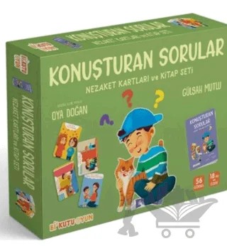 Konuşturan Sorular - Nezaket Kartları ve Kitap Seti – Gülşah Mutlu – Bi Kutu Oyun kitap kapağı