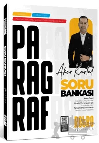 Aker Kartal Tüm Sınavlar İçin Paragraf Soru Bankası – Aker Kartal – Retro Yayıncılık kitap kapağı