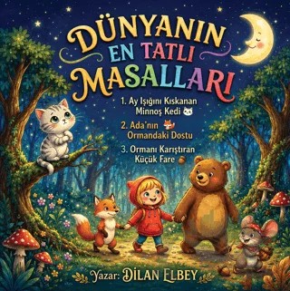 Dünyanın En Tatlı Masalları – Dilan Elbey – Cinius Yayınları kitap kapağı